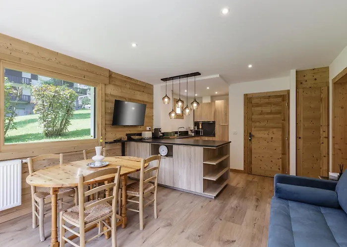 Kv - Moderne 2ch Vue Mtblanc Terrasse Brevent 3mn Chamonix