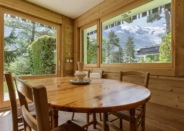 Kv - Moderne 2ch Vue Mtblanc Terrasse Brevent 3mn Chamonix
