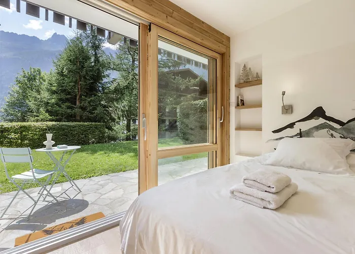 Kv - Moderne 2ch Vue Mtblanc Terrasse Brevent 3mn Chamonix
