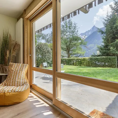 Kv - Moderne 2ch Vue Mtblanc Terrasse Brevent 3mn 公寓 *