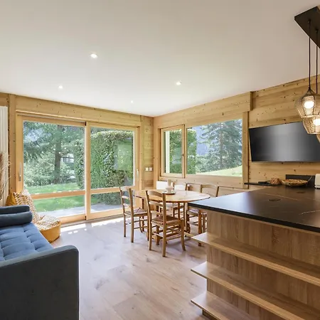 公寓 Kv - Moderne 2ch Vue Mtblanc Terrasse Brevent 3mn *