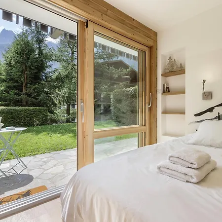 Kv - Moderne 2ch Vue Mtblanc Terrasse Brevent 3mn Chamonix
